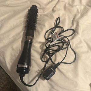 Hot Tools Professional black gold detachable round brush hair dryer